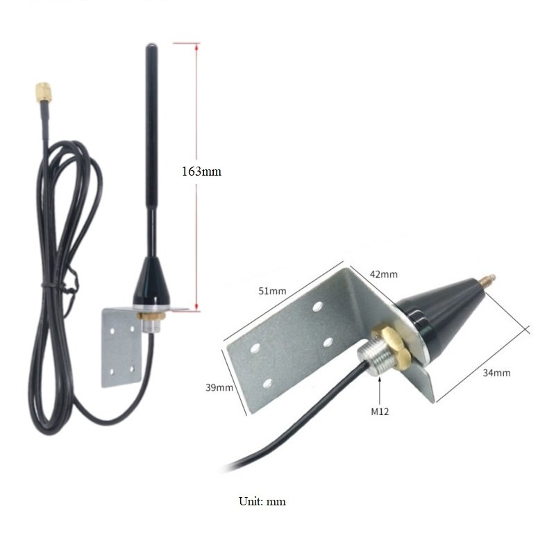 waterproof outdoor use 25dbi high gain omni directional bracket wall screw mount gsm 3g 4G LTE whip car antenna