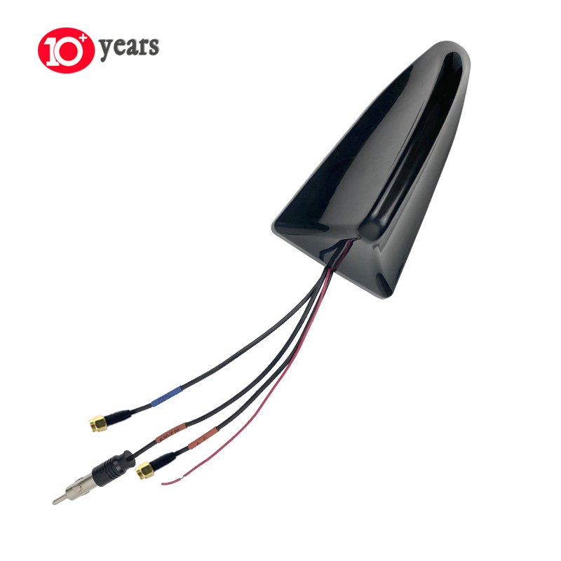 high quality Multi function FM / AM + DAB + GPS antenna Vehicle Roof Mount decorative shark fin antenna