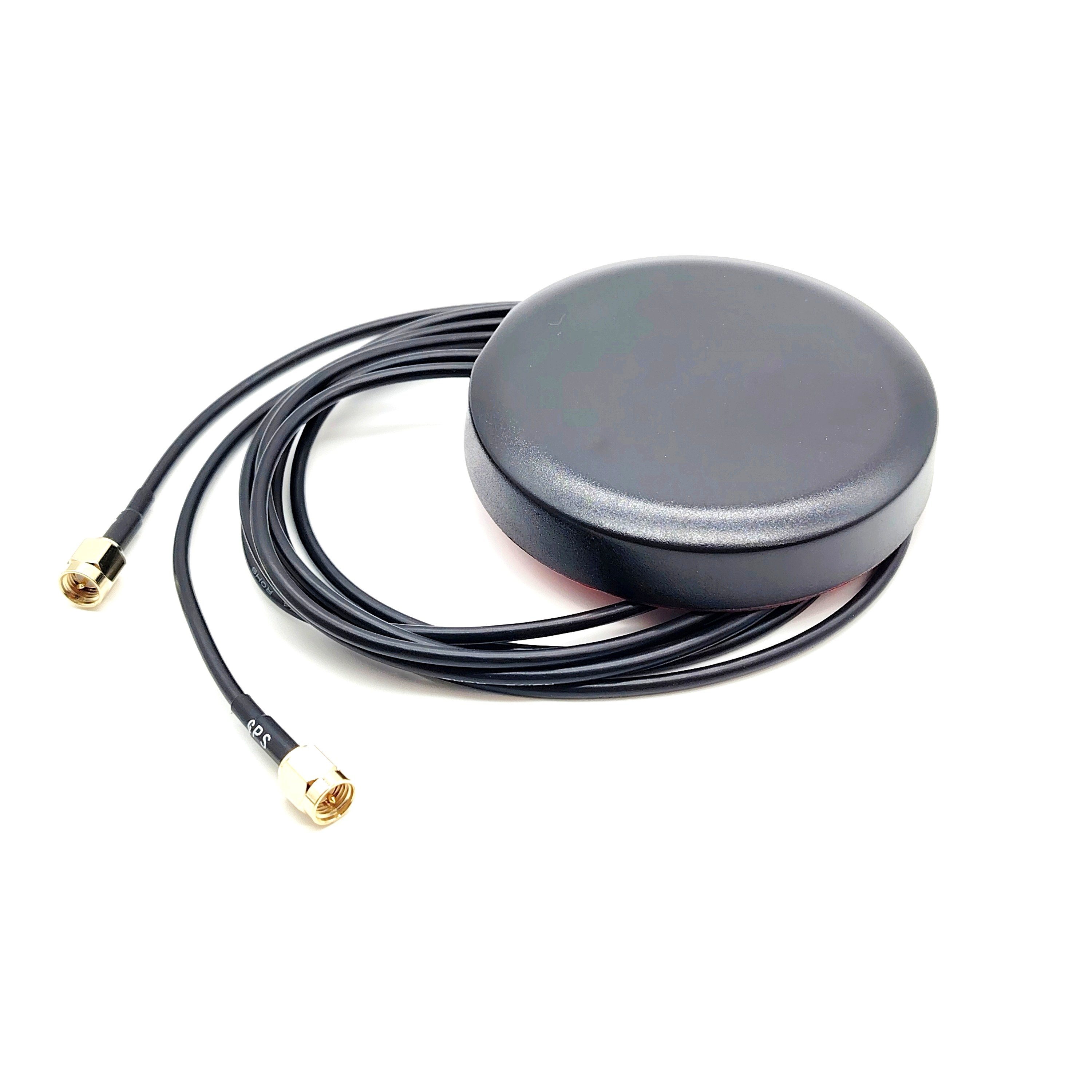 2 in 1 GPS 4G LTE Magnetic adhesive Mount Combined combo Antenna for GPS Navigation Head Unit Car Telematics