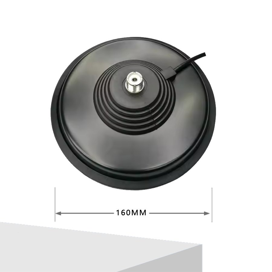 Outdoor Flexible Movable Bracket Car Antenna Mobile Antenna Black Strong Magnet Base for High Speed Solutions