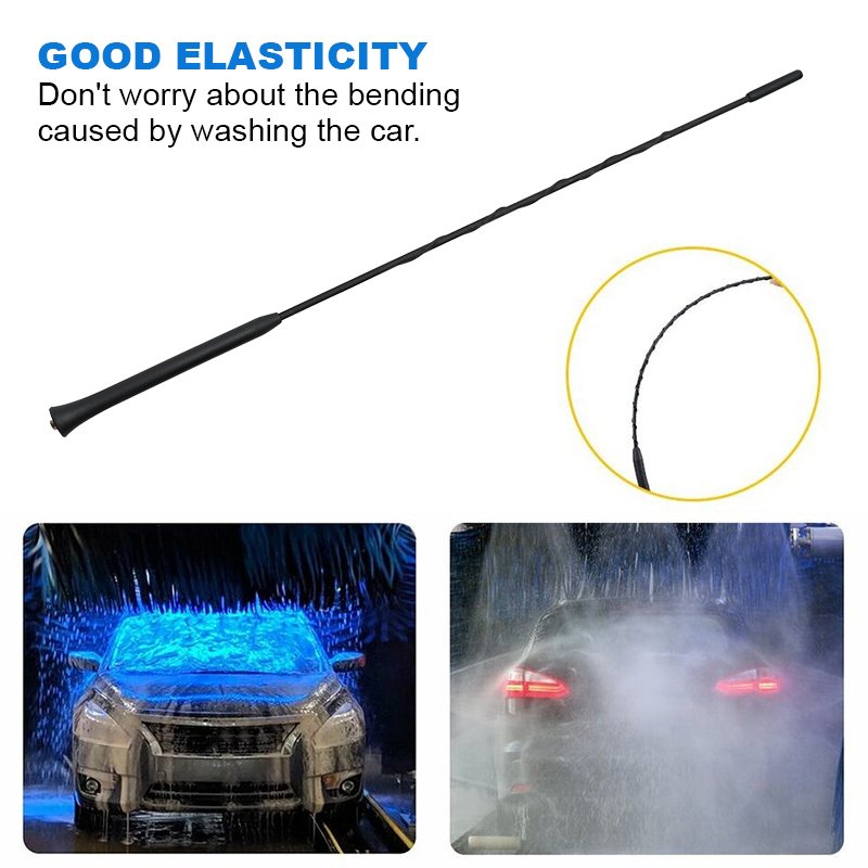 Universal Roof Mount Aerial Waterproof DAB/AM/FM Antenna for Boat Car Tractor RV ATV UTV Motorcycle Yacht Pontoon