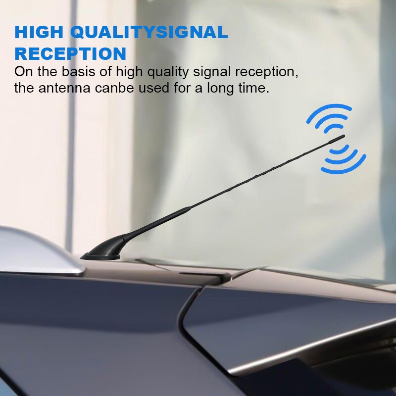 Universal Roof Mount Aerial Waterproof DAB/AM/FM Antenna for Boat Car Tractor RV ATV UTV Motorcycle Yacht Pontoon