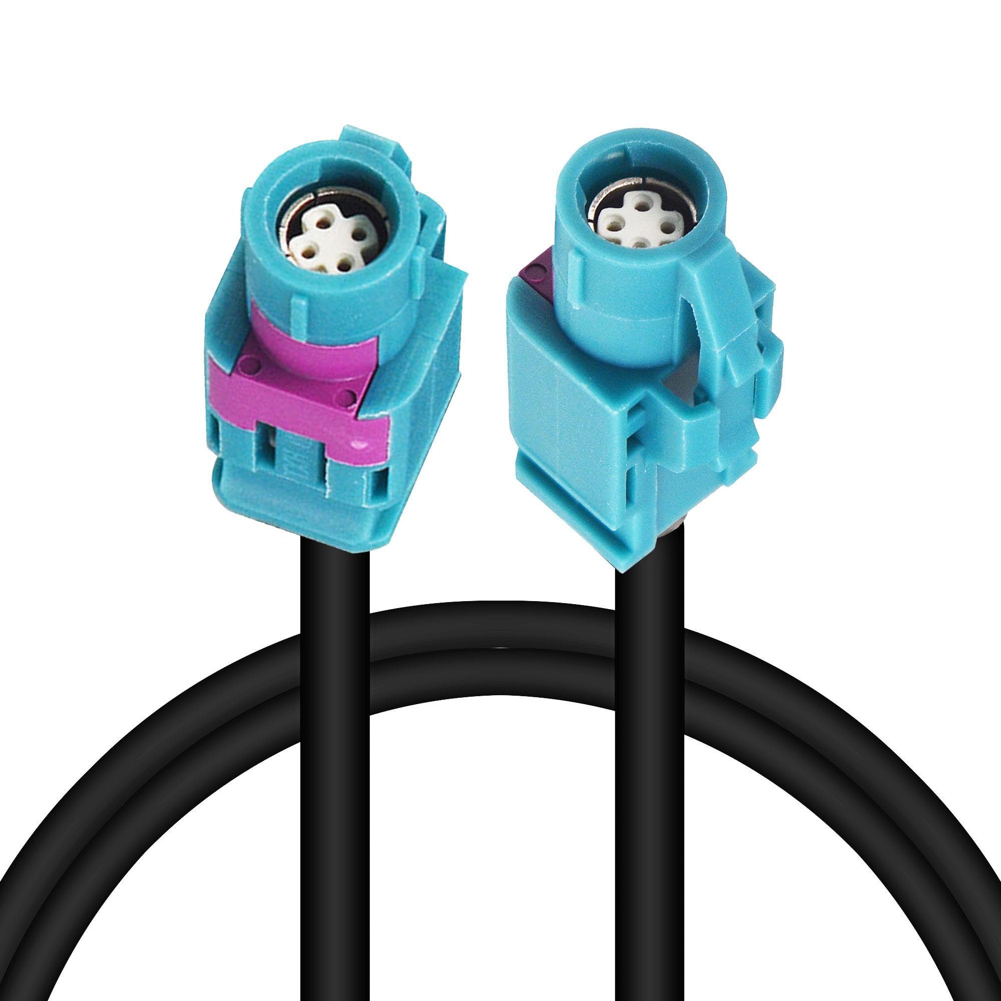 Car Antenna Universal Vehicle Radio Stereo AM & FM Antenna Cable Fakra Z Male Female to DIN Plug Cable for Car HD Radio Head