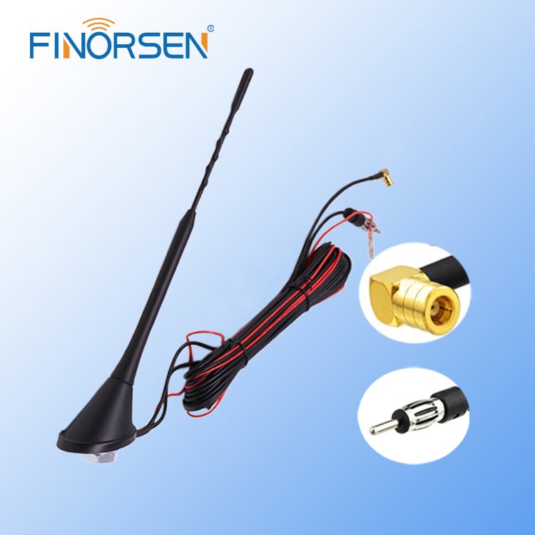 2025 new car Roof Shark Fin Amplified Antenna AM/FM+DAB Digital Radio Combined Antenna