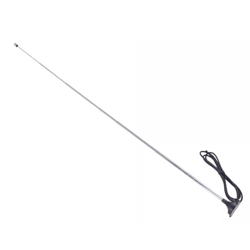 High-Gain Power Amplifier FM/AM Radio Pull Rod Sucker Antenna 60-108M for Car Modification CD Home-Durable Communication Antenna
