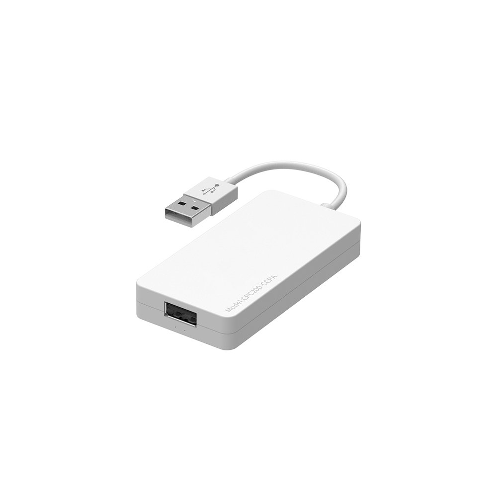 USB Wireless Carplay/Android Auto Dongle for Android Car Radio Screen Mirror Plud and Play White