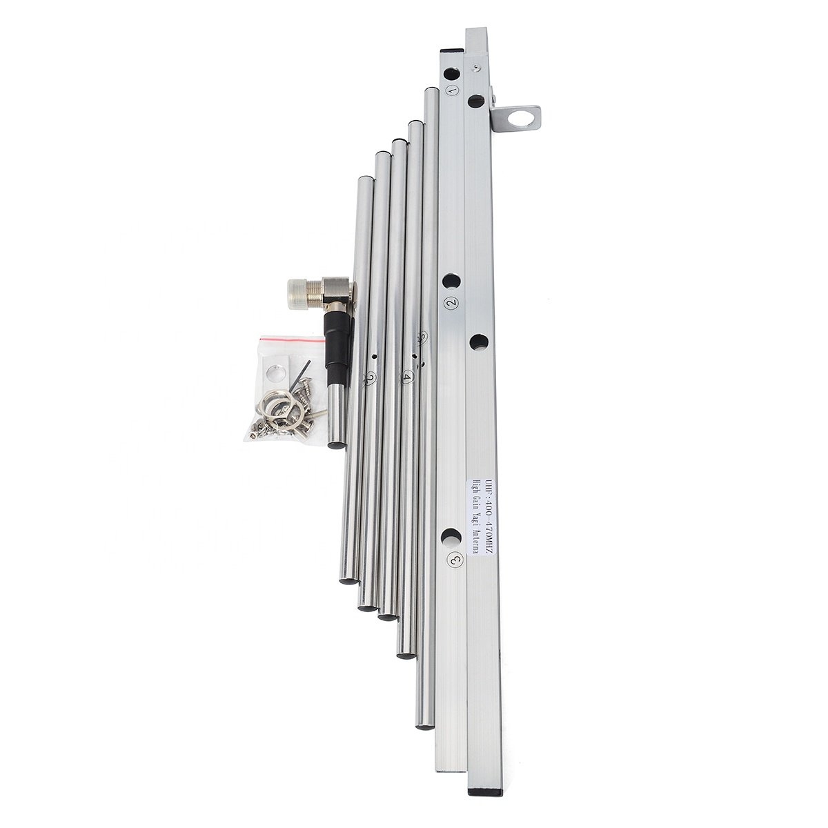 HYS YAGI Antenna High Gain 9dBi UHF 70cm UHF 400-470 MHz 5 Elements Base Antenna For Motorola Repeater Kenwood Baofeng Radio