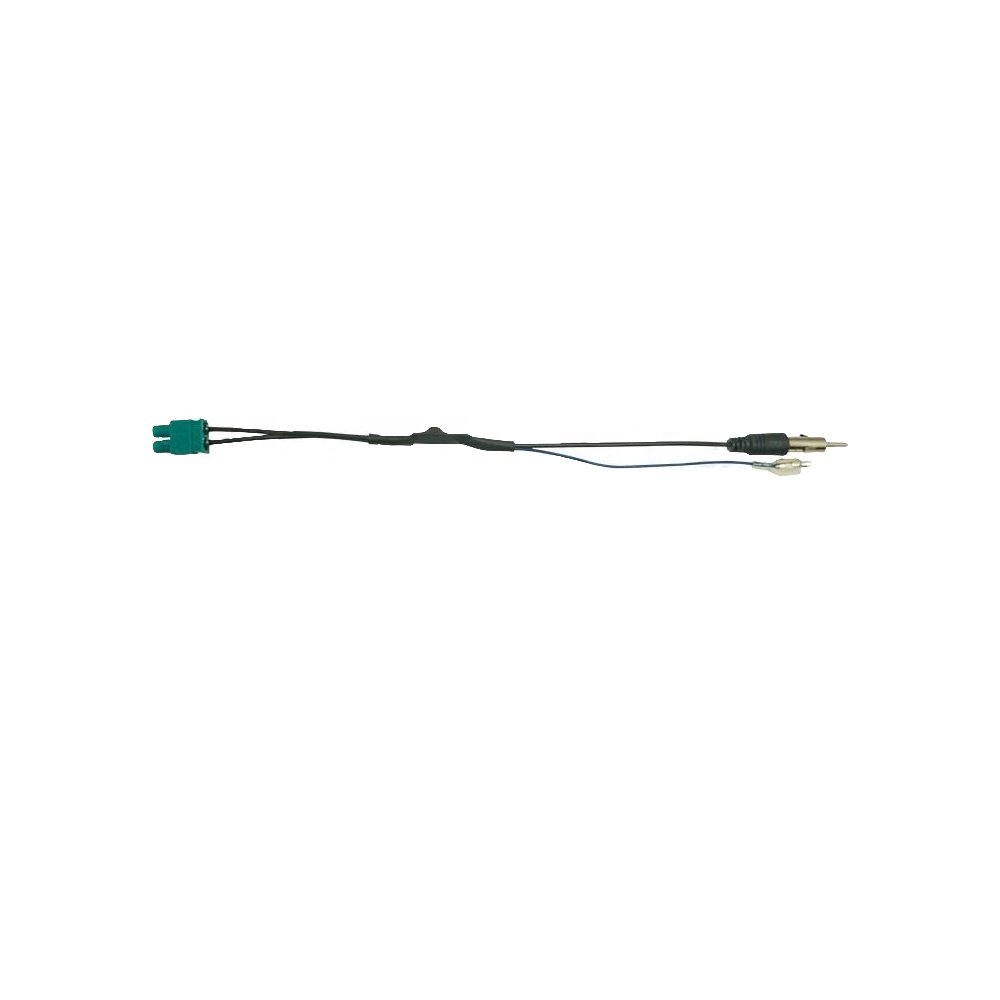 (EU Stock) Podofo Dual Fakra Connection Radio Antenna Adapter Converter Cable with Amplifier Radio Transfer