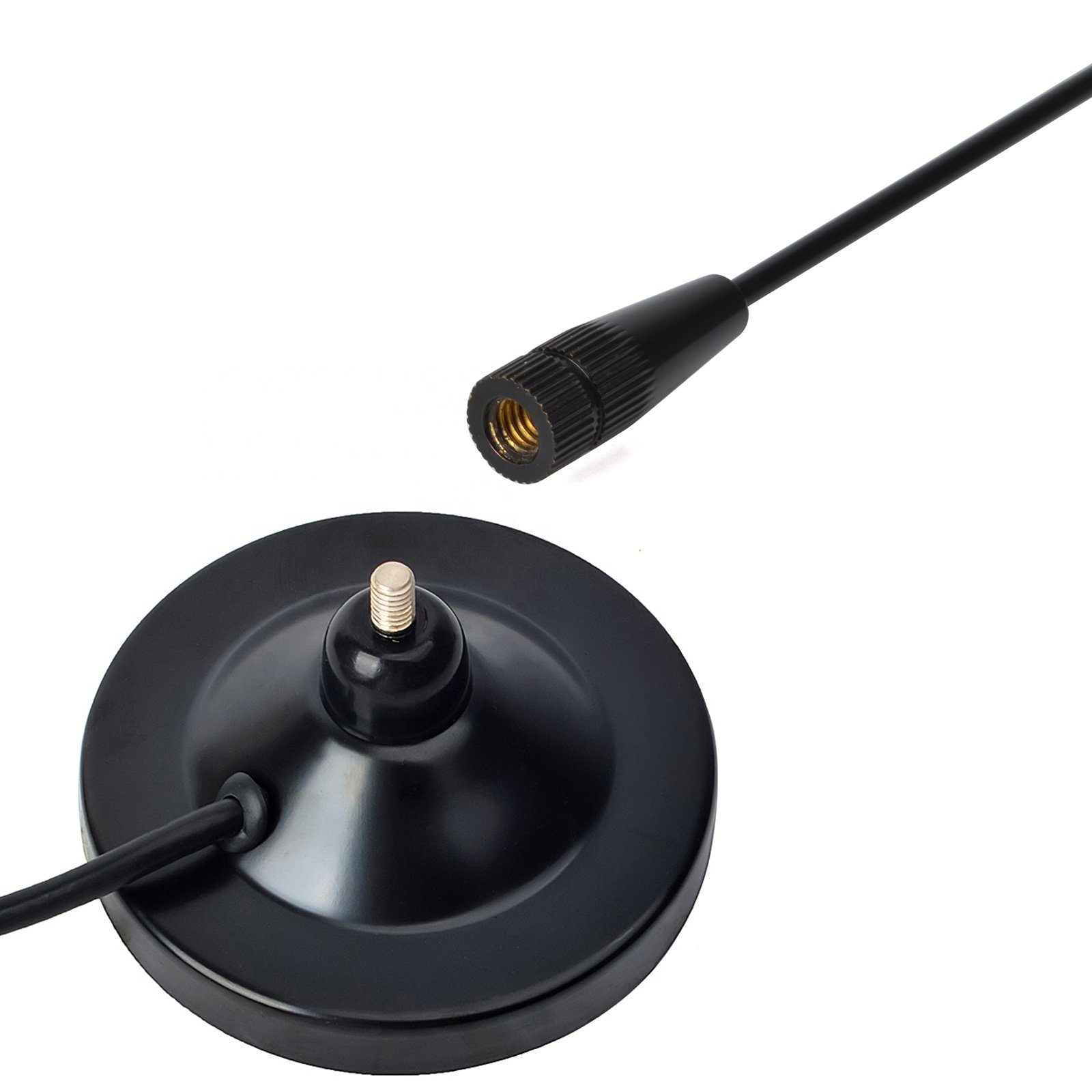 HYS Dual band Mobile 2m/70cm VHF/UHF Ham Radio 136-174&400-470Mhz Magnet Base Antenna with Magnetic Base