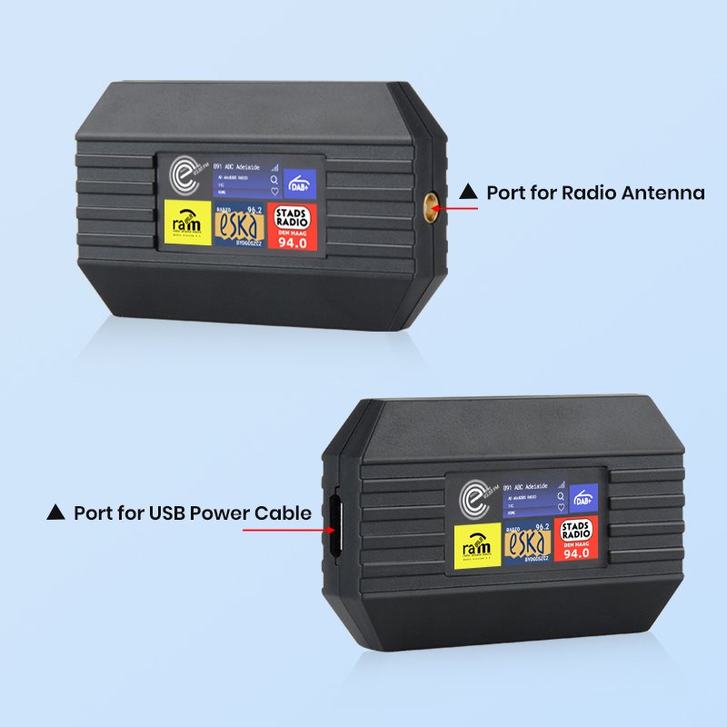 Junsun OEM Car Radio DAB+ Amplified Antenna Adapter for Car Stereo Android Car Accessories DAB+ Digital Signal Receiver