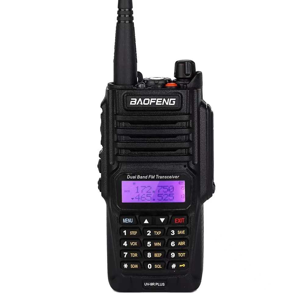 BF-UV9R Uv-9r Plus Walkie Talkie 2-Way Dual Band 8W IP67 Waterproof 10KM Ham Poc Radio Antenna Boefeng Ip67 Waki Taki Walkie