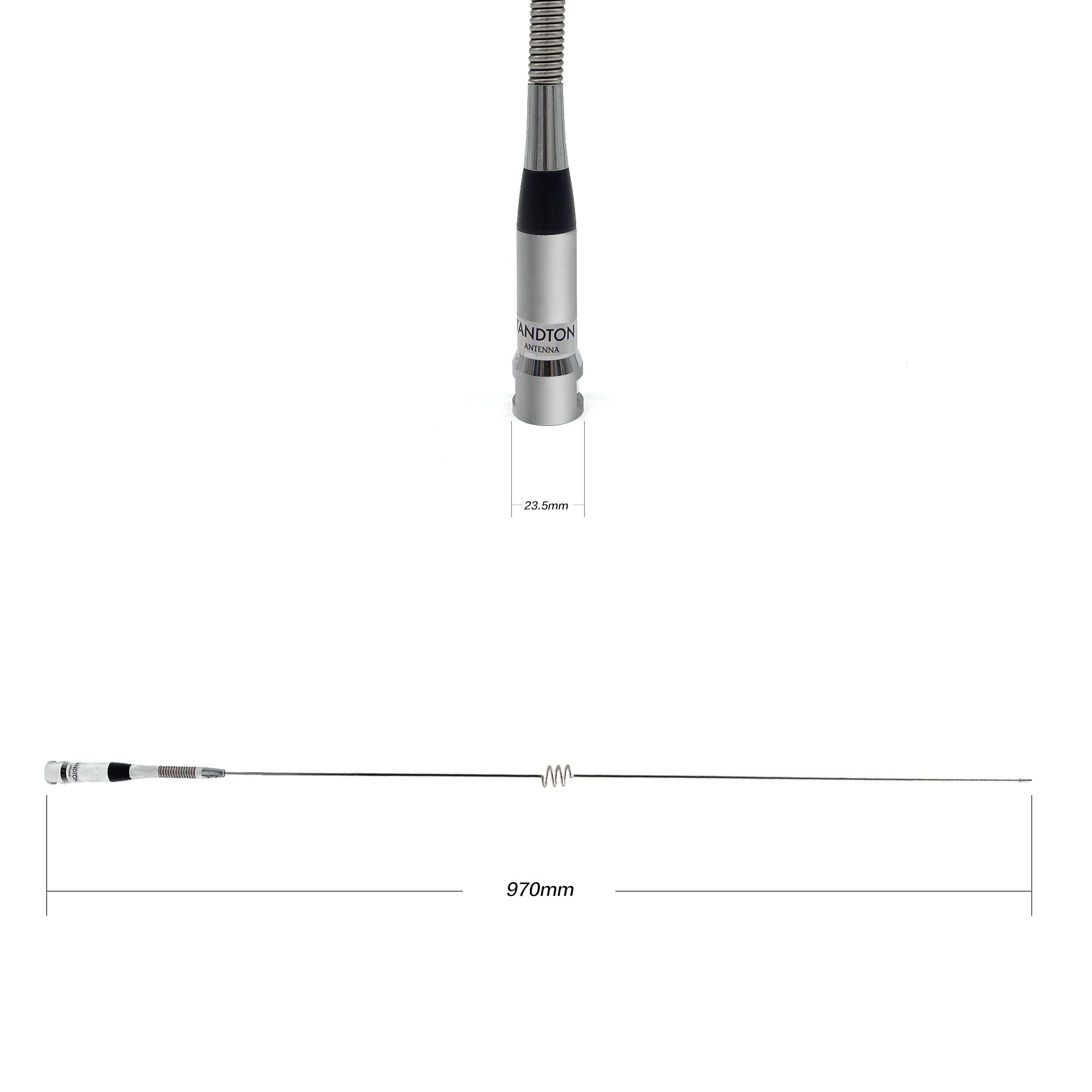 770S VHF/UHF Dual Band 144/430Mhz Ham Anti collision Spring Mobile Antenna Car Radio Antenna Factory Direct
