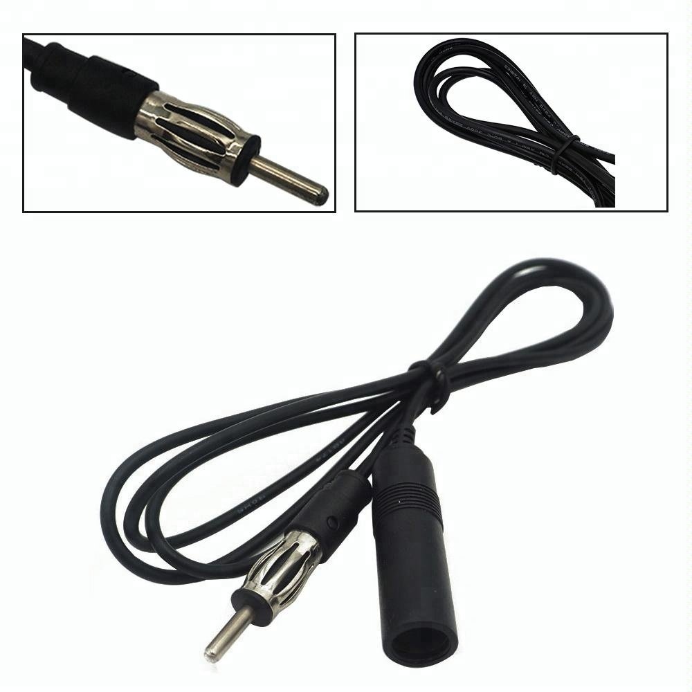 MX Male to Female Auto Antenna Adaptor Aerial Car Radio Antenna Extension Cable