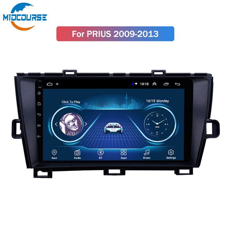 Android 10 for Toyota Prius 2009 2010 2011 2012 2013 Multimedia Stereo Car DVD Player Navigation GPS Radio(dc3cf950)