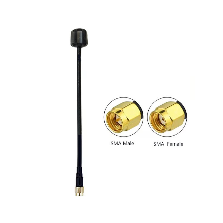 5.8GHz 3Dbi 140mm RG141 RHCP LHCP Lollipop FPV Antenna with SMA Male / RP-SMA Male Connector for FPV/UAV