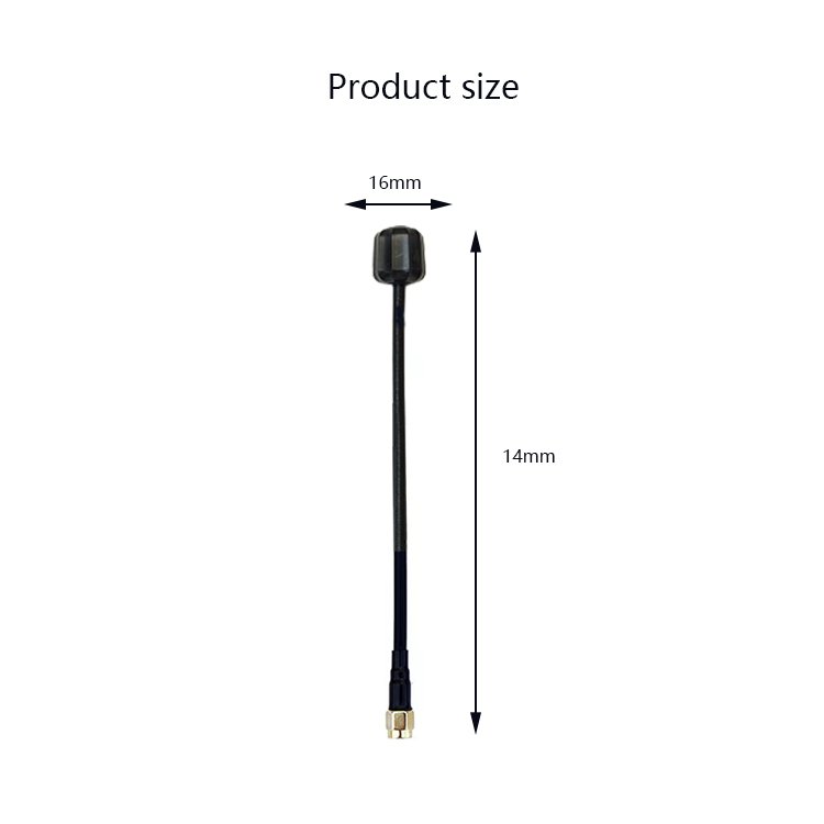 5.8GHz 3Dbi 140mm RG141 RHCP LHCP Lollipop FPV Antenna with SMA Male / RP-SMA Male Connector for FPV/UAV