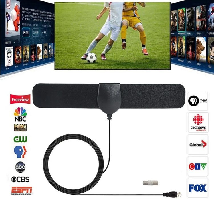 Hottest Selling Omni Directional Smart Tv Antenna Wholesale Indoor Digital Tv Antenna for Smart Tv