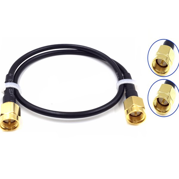 RP SMA Male Female Connector LMR240 LMR400 RG58 RG316 RF Coaxial Straight Crimp Connection Solder Type for Cable GPS Antenna