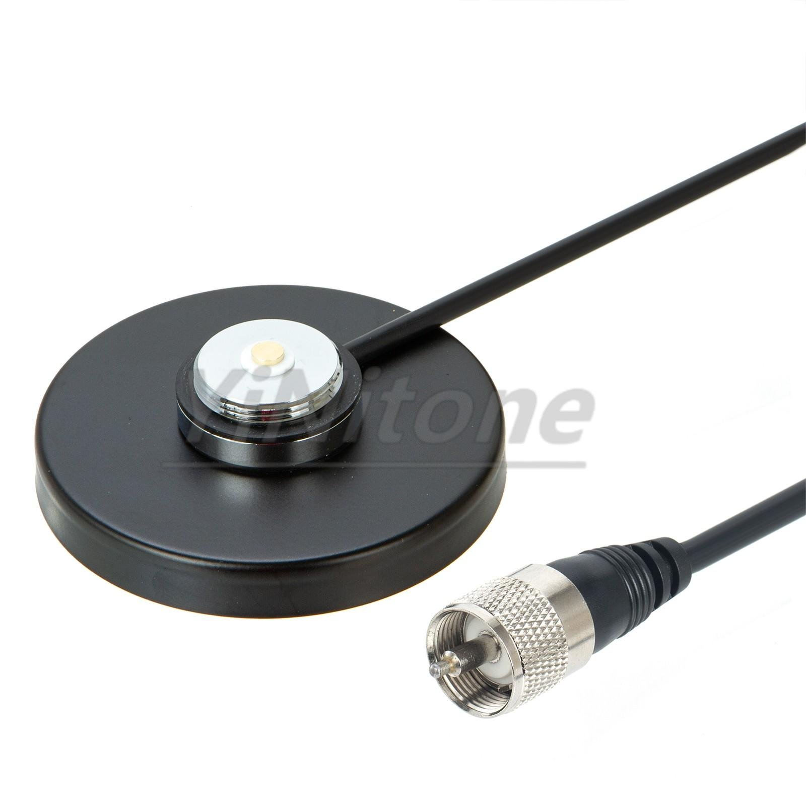 NMO Antenna With NB-90 9CM NMO Magnetic Mount Base With 5M PL-259 Connector Coaxial RG-58 Cable for QYT TYT Car Mobile Radio
