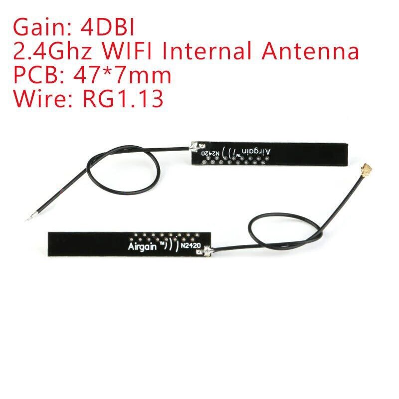 2.4Ghz 4G 5G WIFI built-in antenna FPC PCB 5dBi 8dBi IPX connector welding PCB antenna