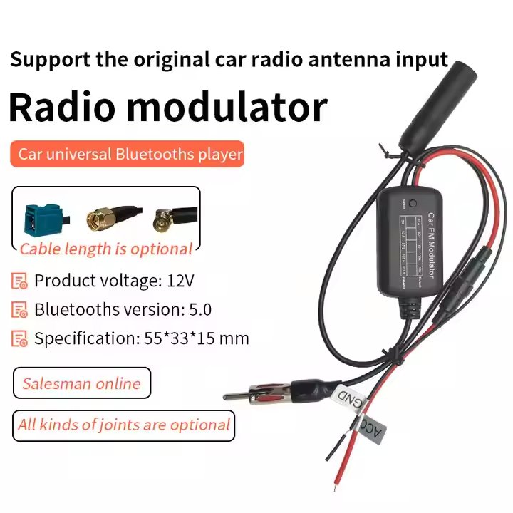 Car Bluetooth Radio signal Amplifier Antenna Car Bluetooth Antenna signal Modulation Transmission Line