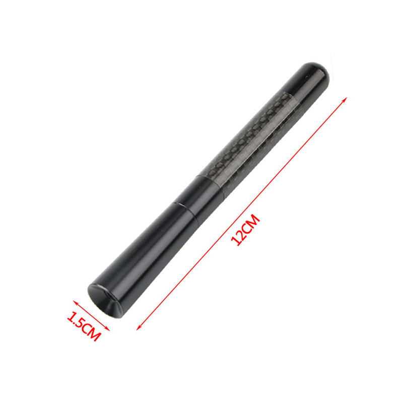 4.7 Inch Universal Car Auto Antenna Signal Carbon Fiber Car Roof Modified Decoration Car Radio Long Antenna