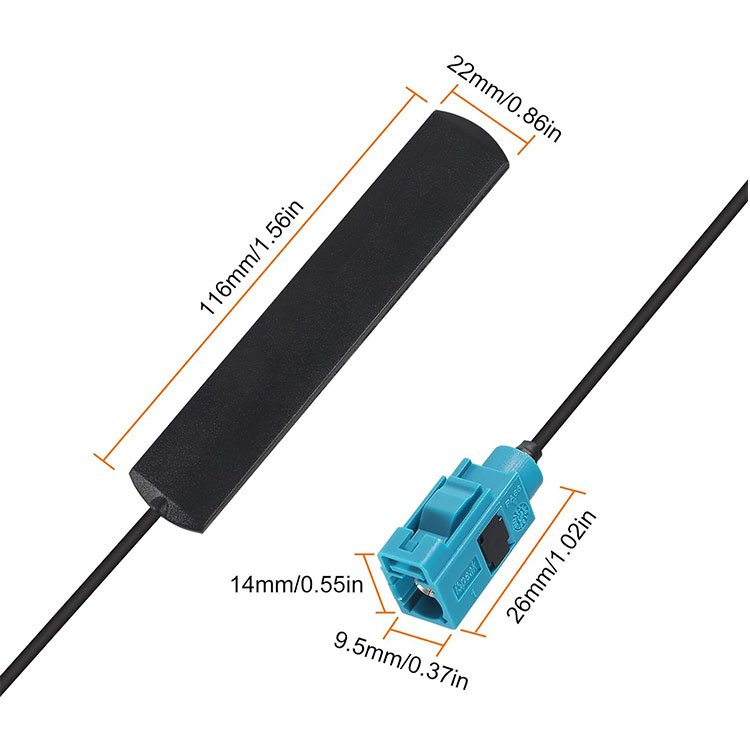 4G LTE GSM Antenna Omni-Directional 700-2600MHZ Adhesive Mount Antenna for Car Vehicle Hotspot Router Gateway Modem