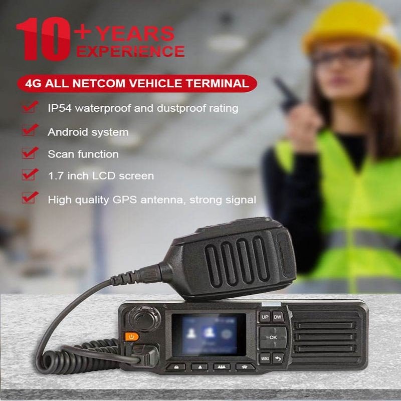Camoro D828 Bus Car Radio Intercom 4G Zello Network Walkie Talkie Long Range 100km Wifi GPS Android Woki Toki