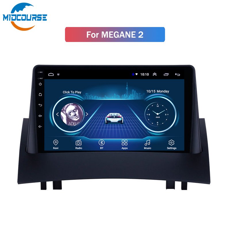 Car Radio 9 Inch for Renault Megane 2 2004 2005-2008 Android 10 Car Multimedia Player GPS Navigation(d6d92cdd)