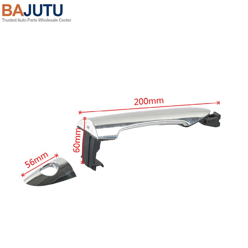 Silver Right Front Outer Door Handle 82661-1Y020 Outer Door Handle for KIA Picanto Morning 2011 Silver Car Parts Door Handle
