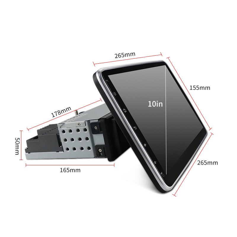 1 DIN 10 Inch Car Radio Android CarPlay for Universal Car With Gps Screen Adjustable Car Stereo Radio Navigation Player