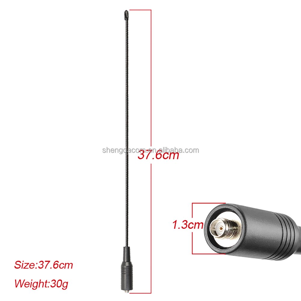 Mobile Antenna dual-band RH771, for receiving and transmitting on 144/430MHz (2m/70cm), and receiving for 120/150/300/450MHz