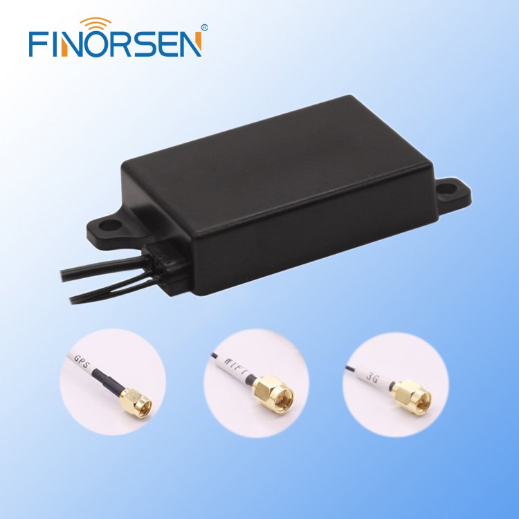 GPS/Wifi/3G 3 in 1 combination antenna work for Gps +Wifi+GSM waterproof and easy mount with 3M Cable SMA Fakra connector