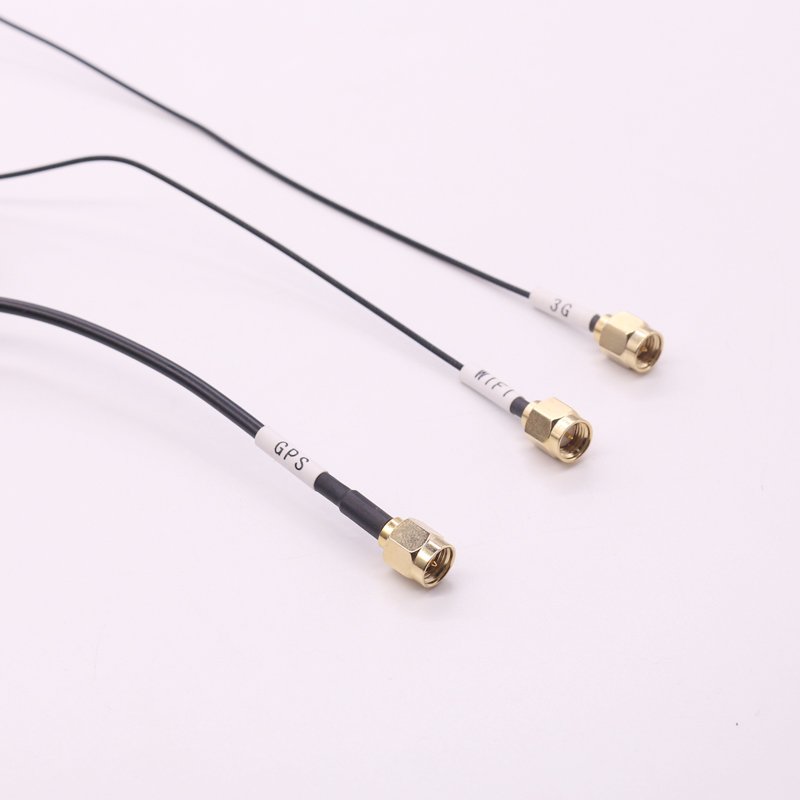 GPS/Wifi/3G 3 in 1 combination antenna work for Gps +Wifi+GSM waterproof and easy mount with 3M Cable SMA Fakra connector