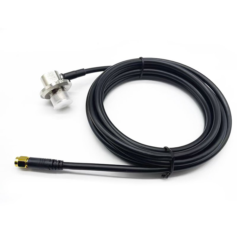 SYV50-3 SMA Male to UHF Female Connector Signal Cable SMA Male to UHF Coaxial Cable Shielded Cable for Car Walkie-Talkies