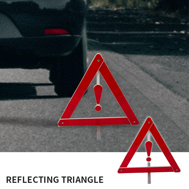 Carfu Car Accessories AC-1006A 39*39 CM Universal Car Accessories Car Triangle