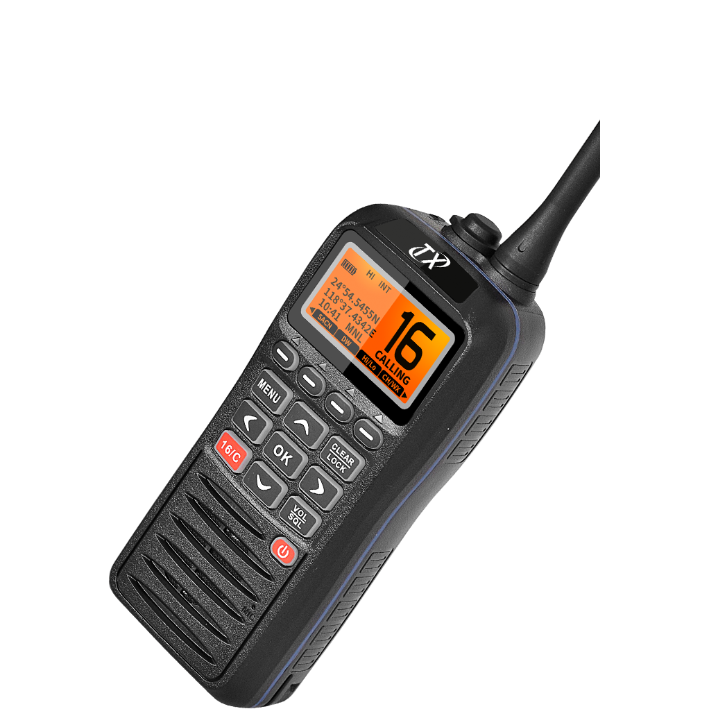 SEA6720 Mini Handheld VHF Marine Transceiver High Quality 25W Output Power GPS Constellation Support Car Radios Walkie 50km Ran