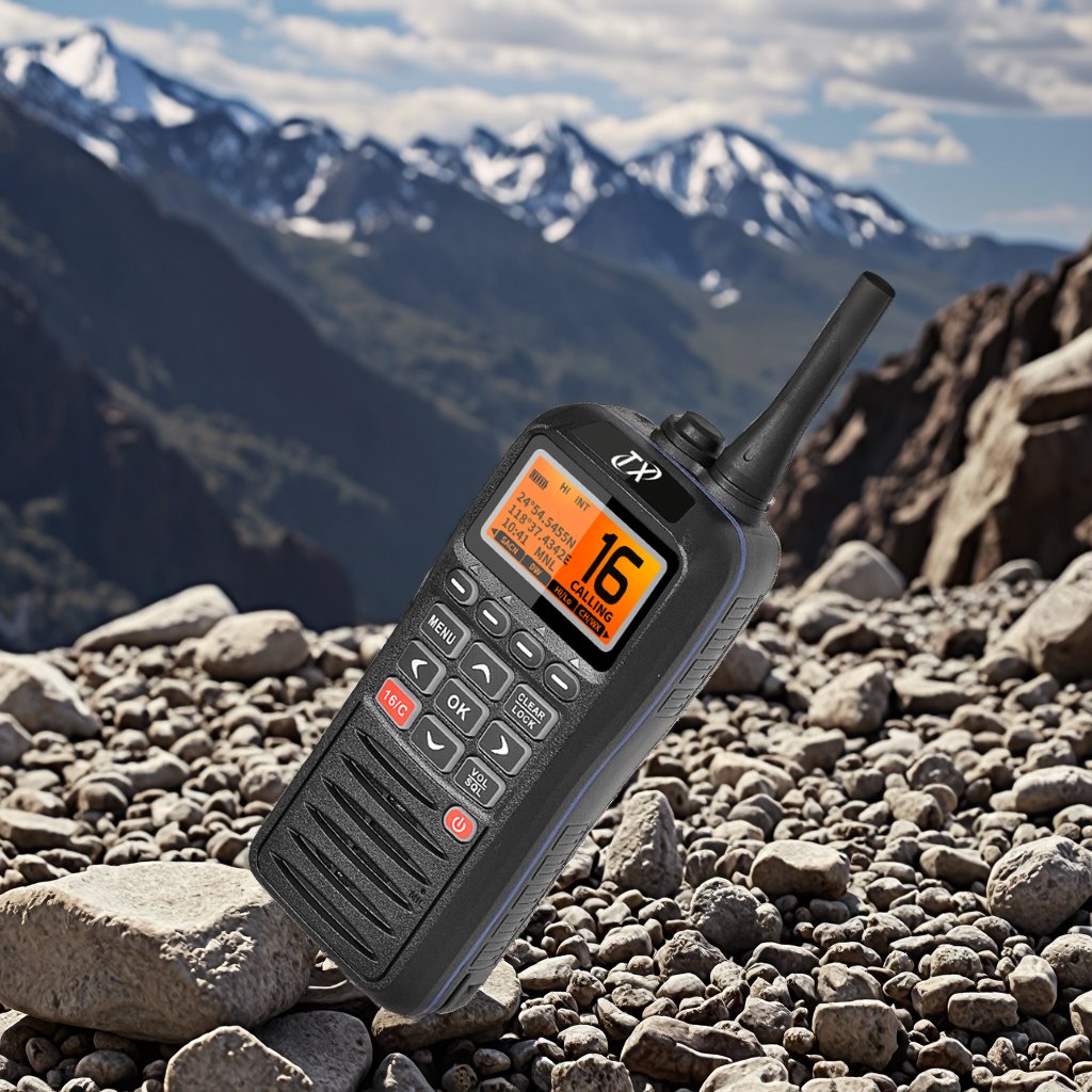 SEA6720 Mini Handheld VHF Marine Transceiver High Quality 25W Output Power GPS Constellation Support Car Radios Walkie 50km Ran