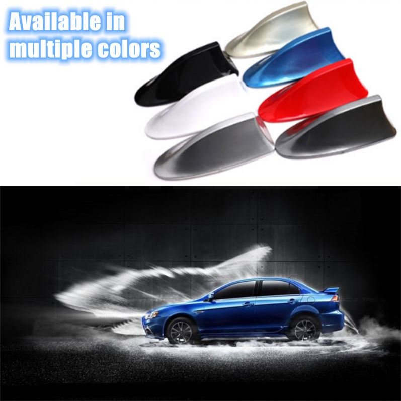 Car Radio Shark Fin Car Shark Antenna Radio FM Signal Design for All Automobiles Aerials Auto Exterior Styling Replacement Parts