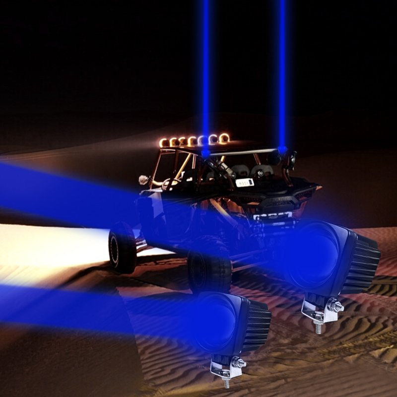 New Laser LED Safety Whip Multicolor Chasing Colors LED Lighted Whip Antennas Flag Pole for ATV UTV Buggy RZR Offroad Car