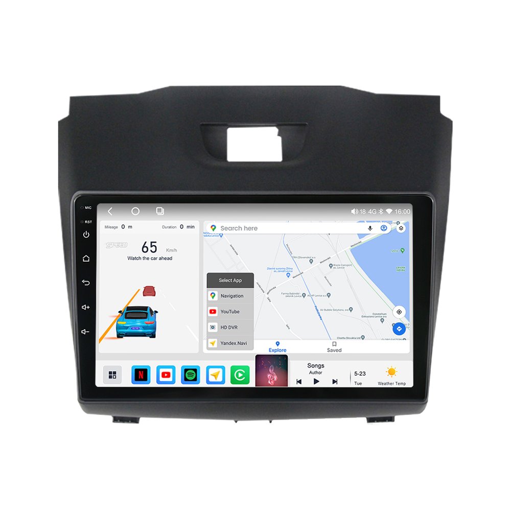 MEKEDE M6 PRO Android QLED 2K Screen Car Gps Fm Car Radio for Isuzu D-Max 2015-2018 DSP GPS BT Car Android Player Touch Screen