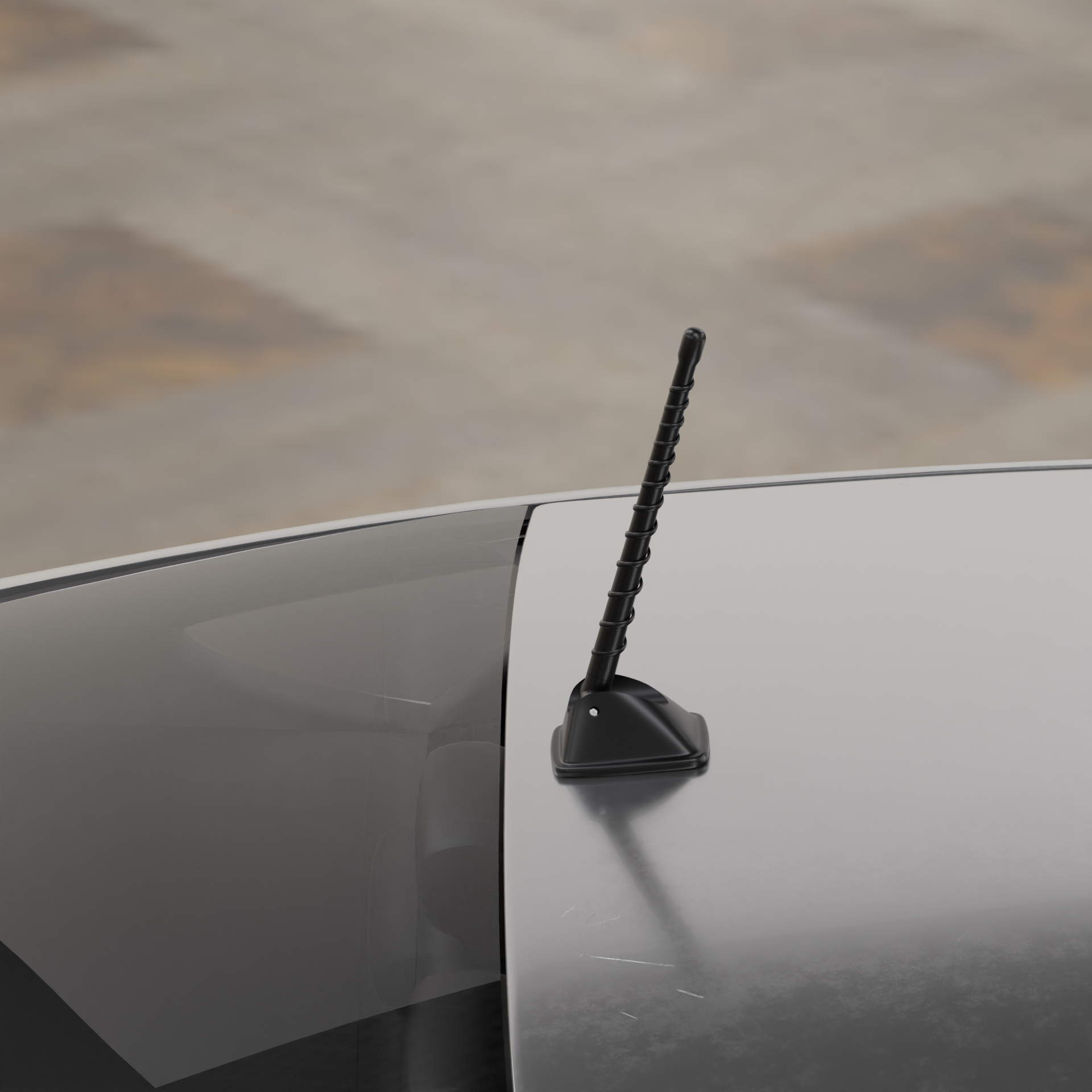 Hot Selling Car Accessories Decorative Antenna Adjustable Height Antenna Black