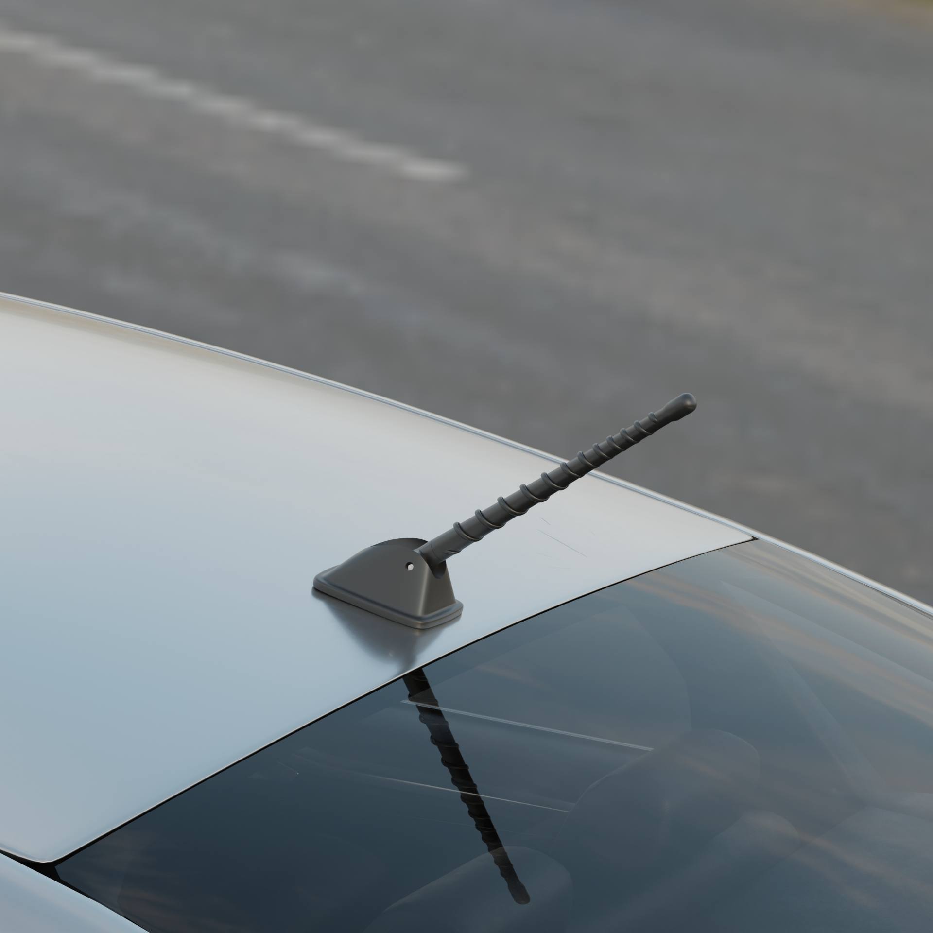 Hot Selling Car Accessories Decorative Antenna Adjustable Height Antenna Black