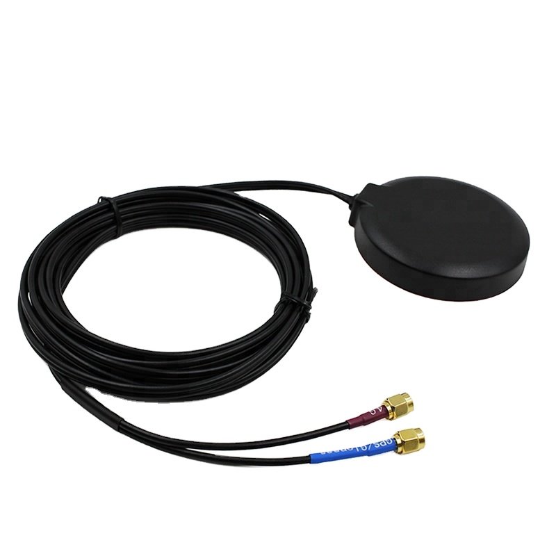 High Gain custom external GNSS 2G 3G 4G mbedded,3m 118inch with magnet and patch glue base