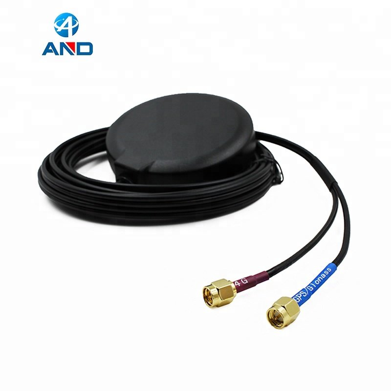 High Gain custom external GNSS 2G 3G 4G mbedded,3m 118inch with magnet and patch glue base