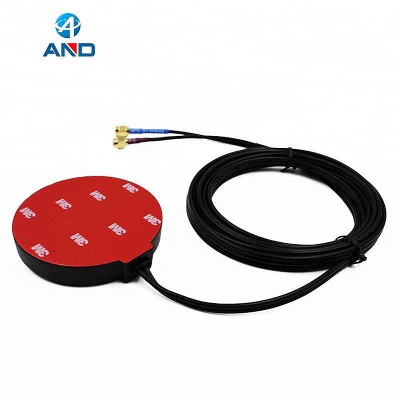 High Gain custom external GNSS 2G 3G 4G mbedded,3m 118inch with magnet and patch glue base