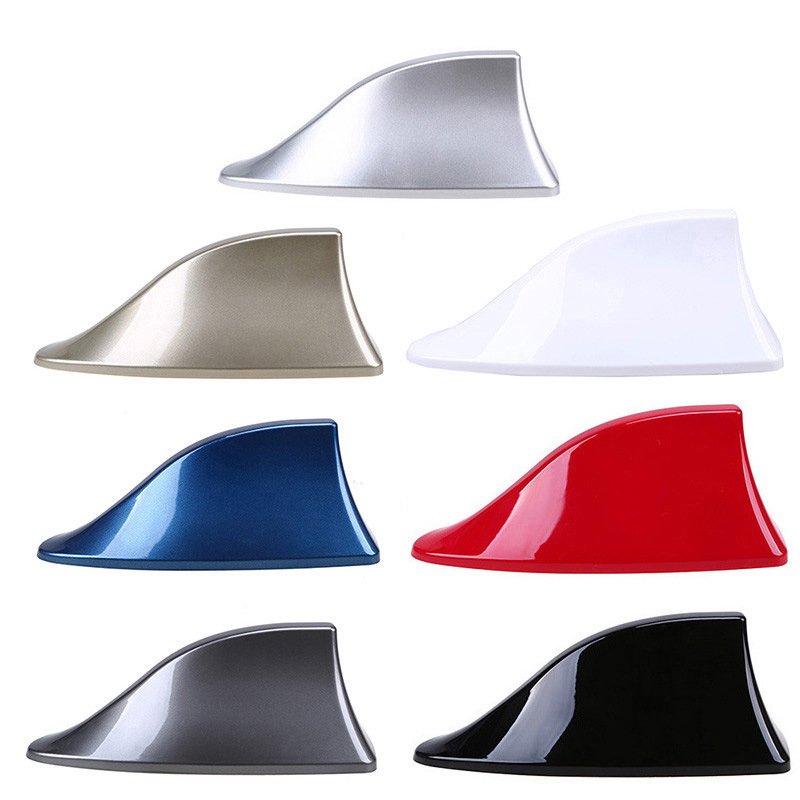 Shark Fin Antenna with signal Car Decoration Roof Tail Antenna Refit Without Punching Holes