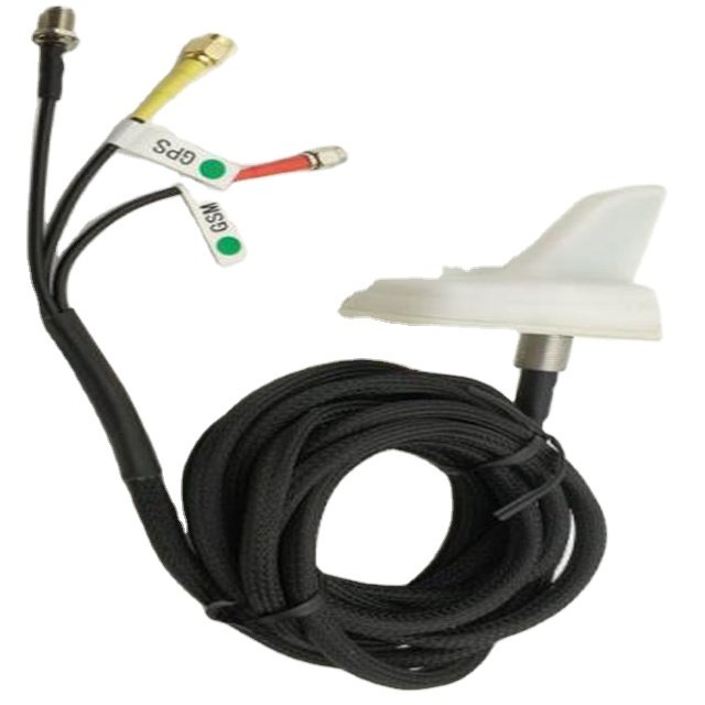 Car Radio Antenna Satellite with SMA Connector Shark Fin Antenna 2 in 1 Antenna