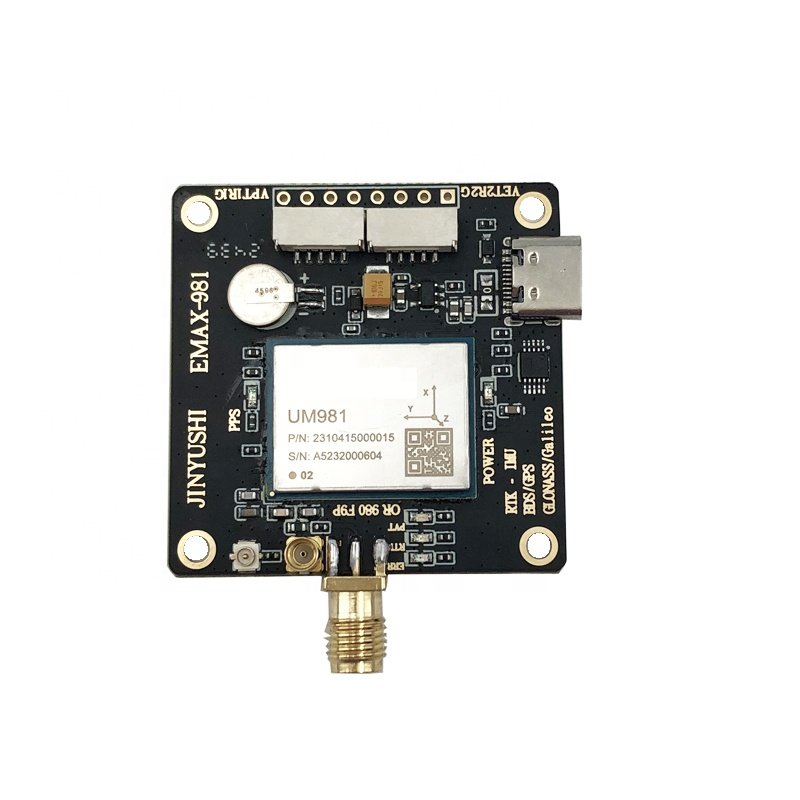 UM981 GNSS Module EM-981DM RTK/INS IMU Board Type-C GPS Beidou Glonass Galileo QZSS For Vehicle Positioning with EM-500 Antenna