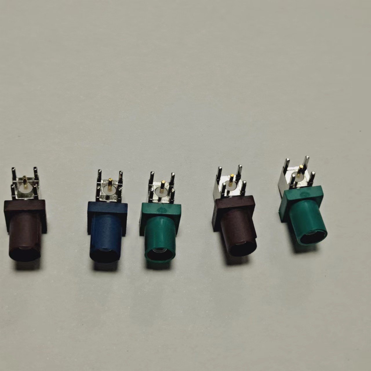 high quality WATER BLUE Code z FAKRA SMB connector male fakra smb connector for car